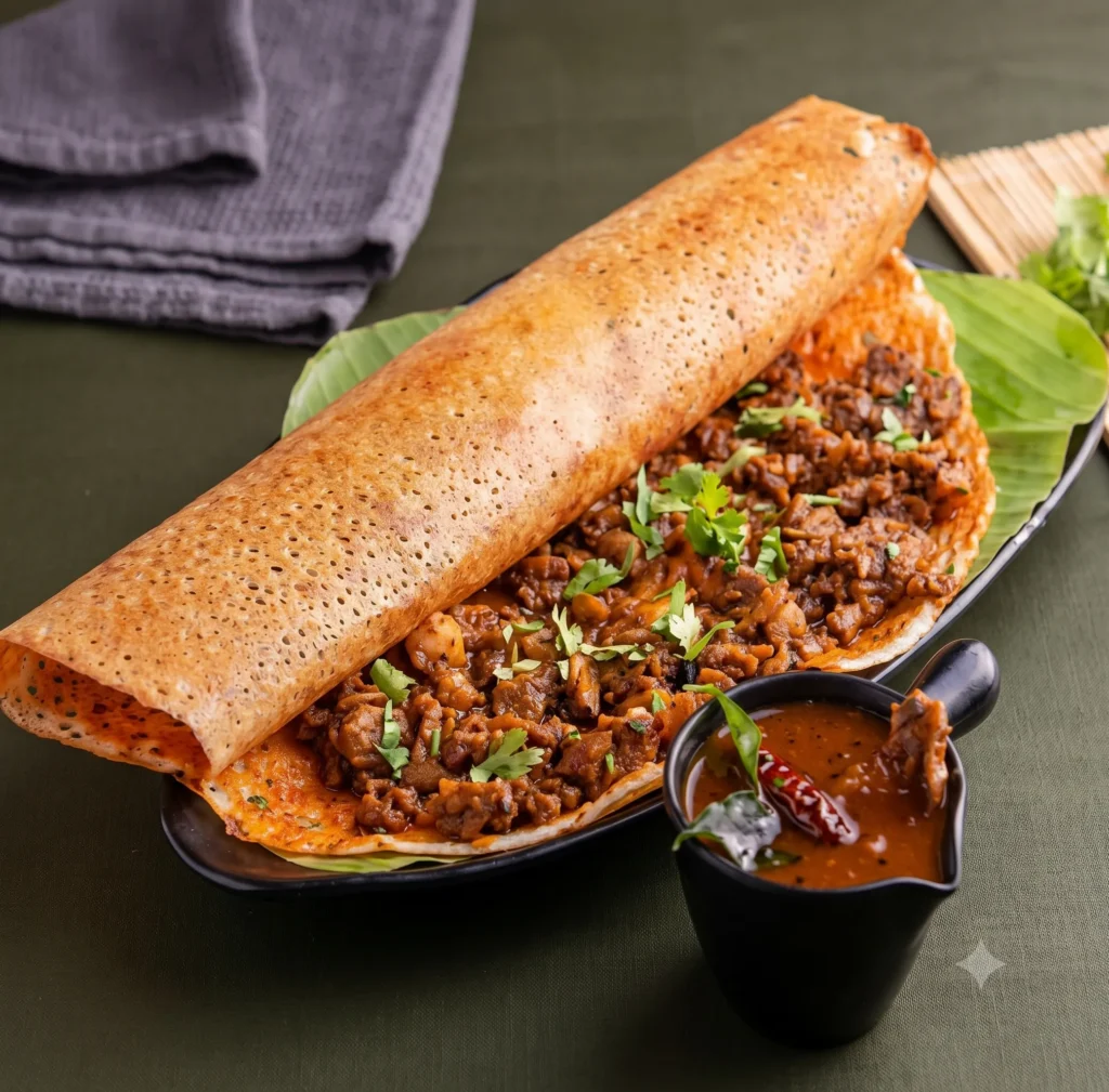 Lamb Masala Dosa