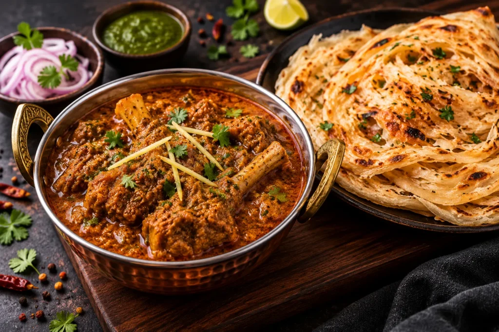 Lamb Kothu Parotta