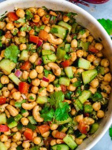 Indian Chickpeas Salad