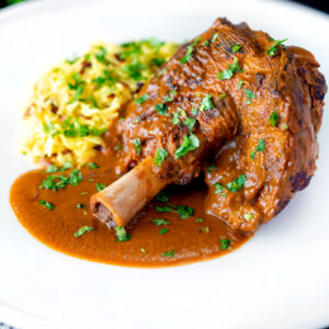 Lamb shank curry (Nuts)