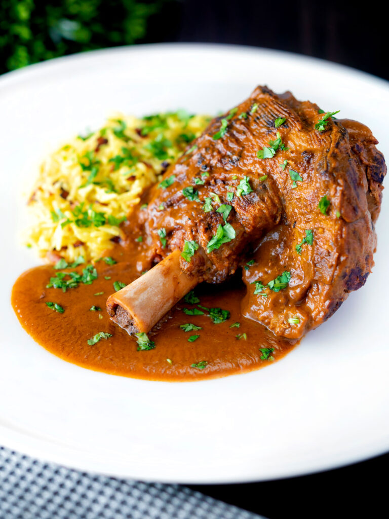 Lamb shank curry (Nuts)