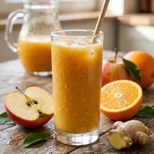 Orange-apple & ginger Juice