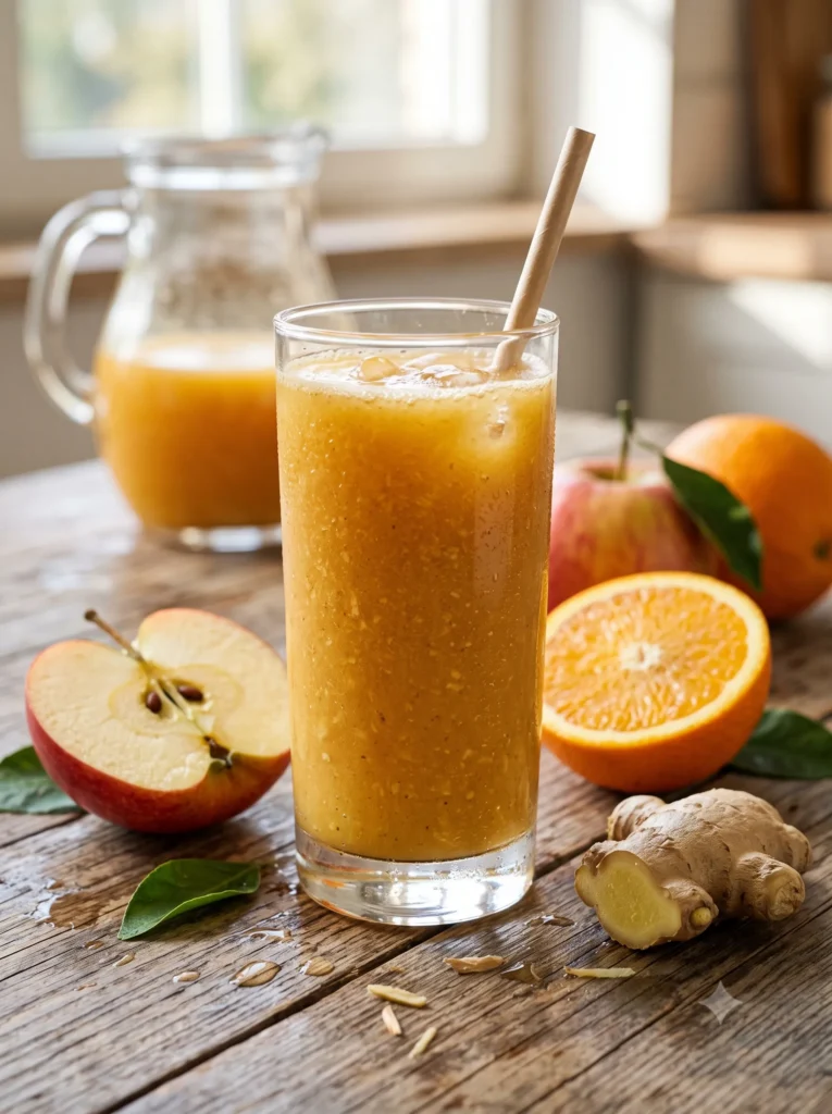 Orange-apple & ginger Juice