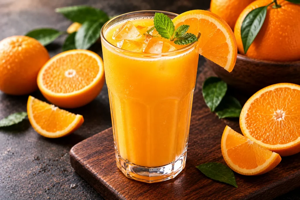 Fresh orange juice